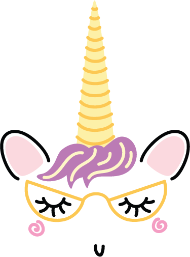Unicorn SVG file for Cricut and Silhouette