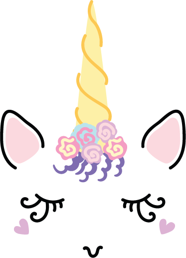 Unicorn SVG file for Cricut and Silhouette