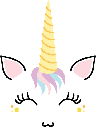 Unicorn SVG cut file preview