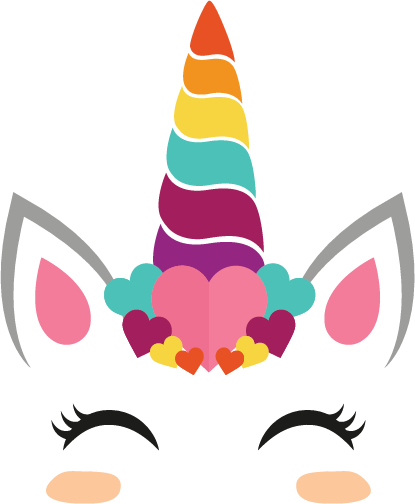Free Unicorn Face SVG for Cricut