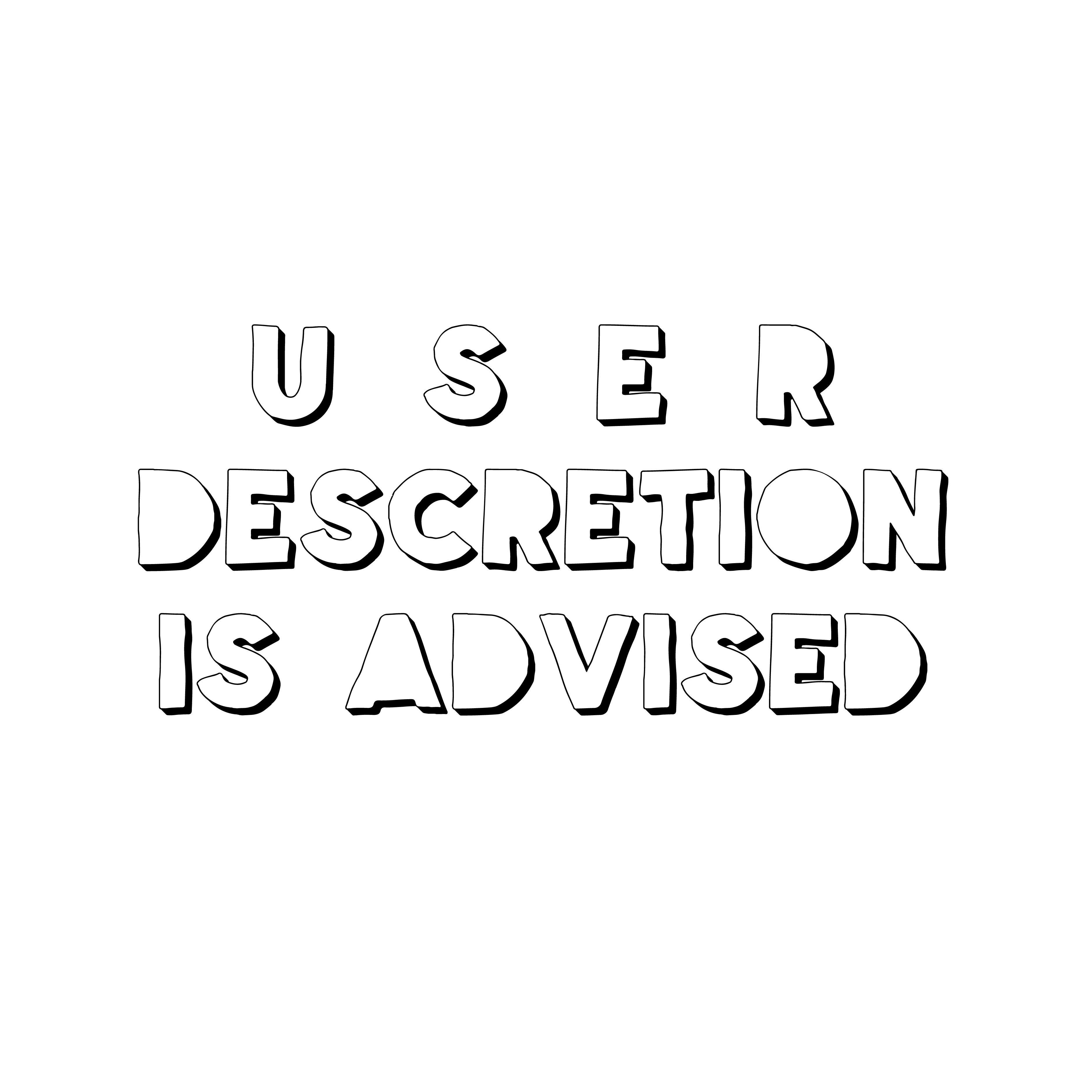 Free User Descretion Is Advised SVG for Cricut