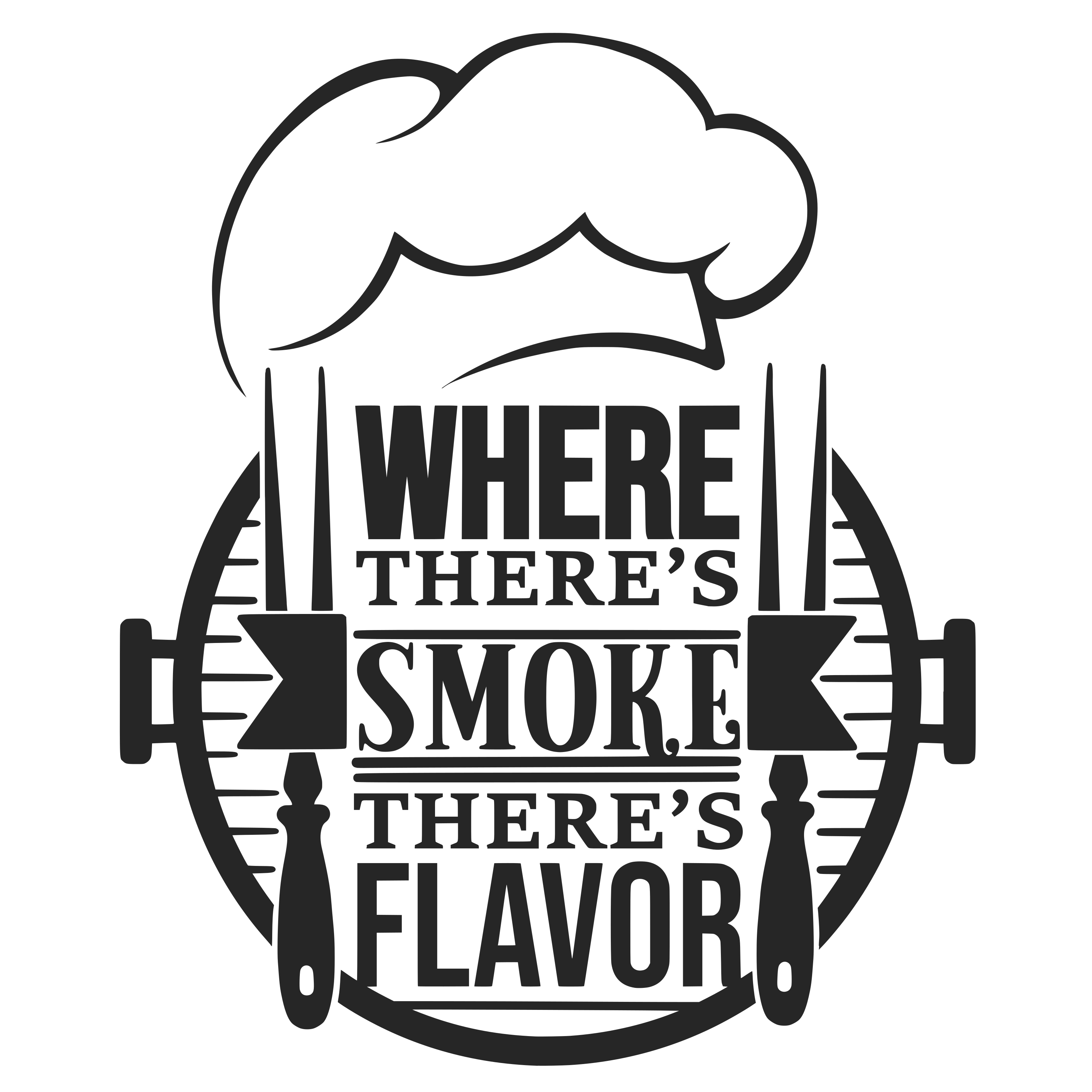 Where Theres Smoke Theres Flavor SVG cut file preview