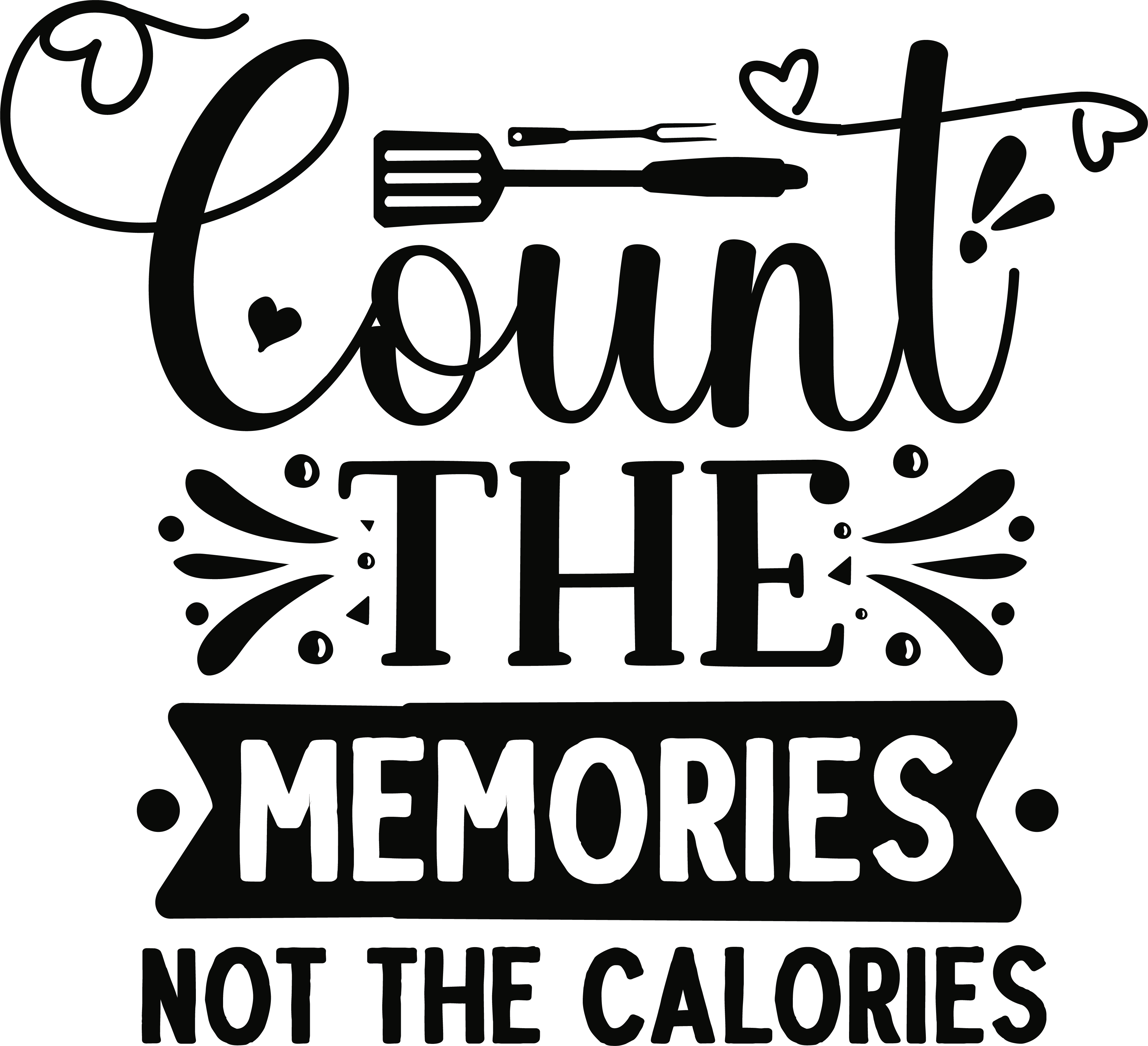 Calories SVG cut file preview