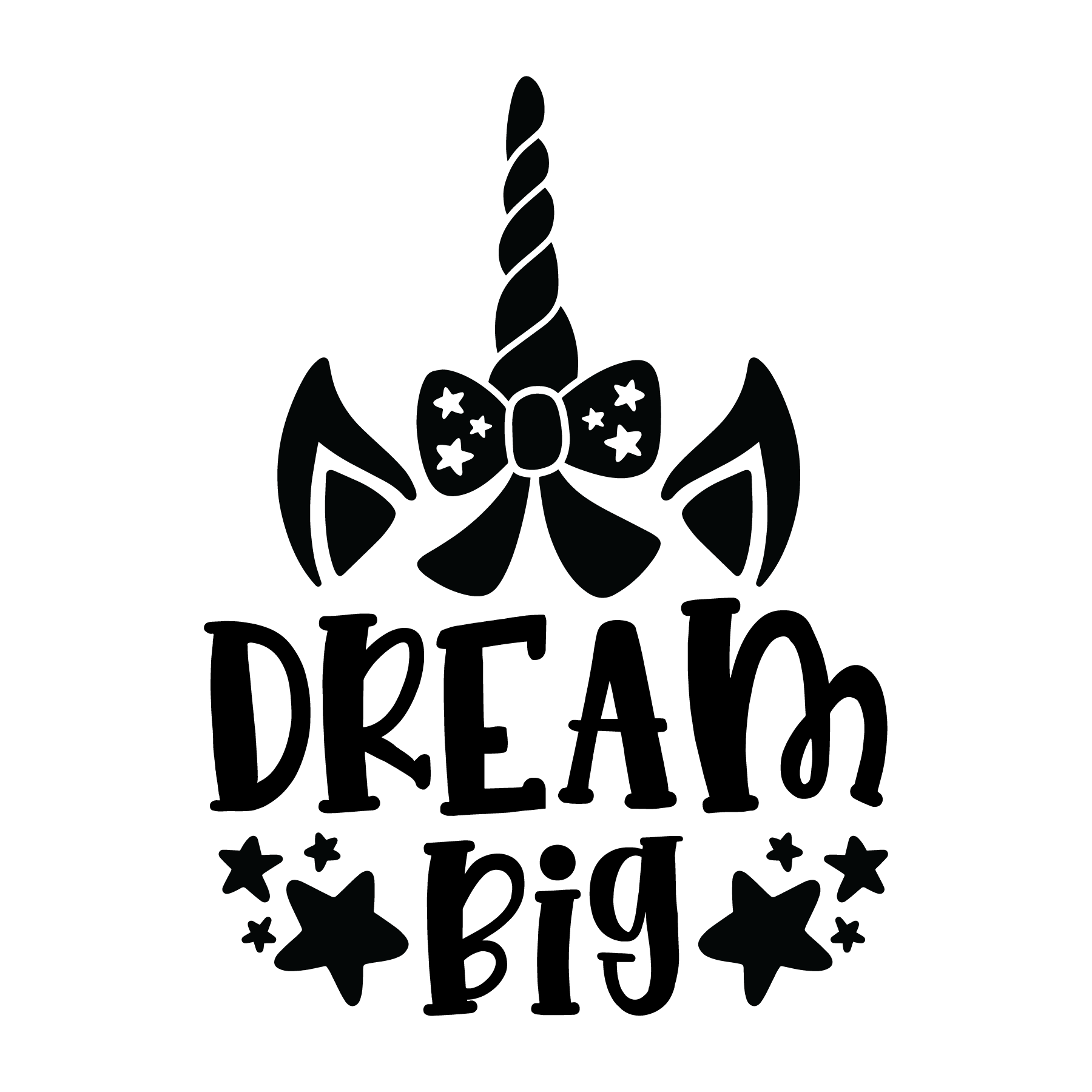 Dream Big SVG cut file preview