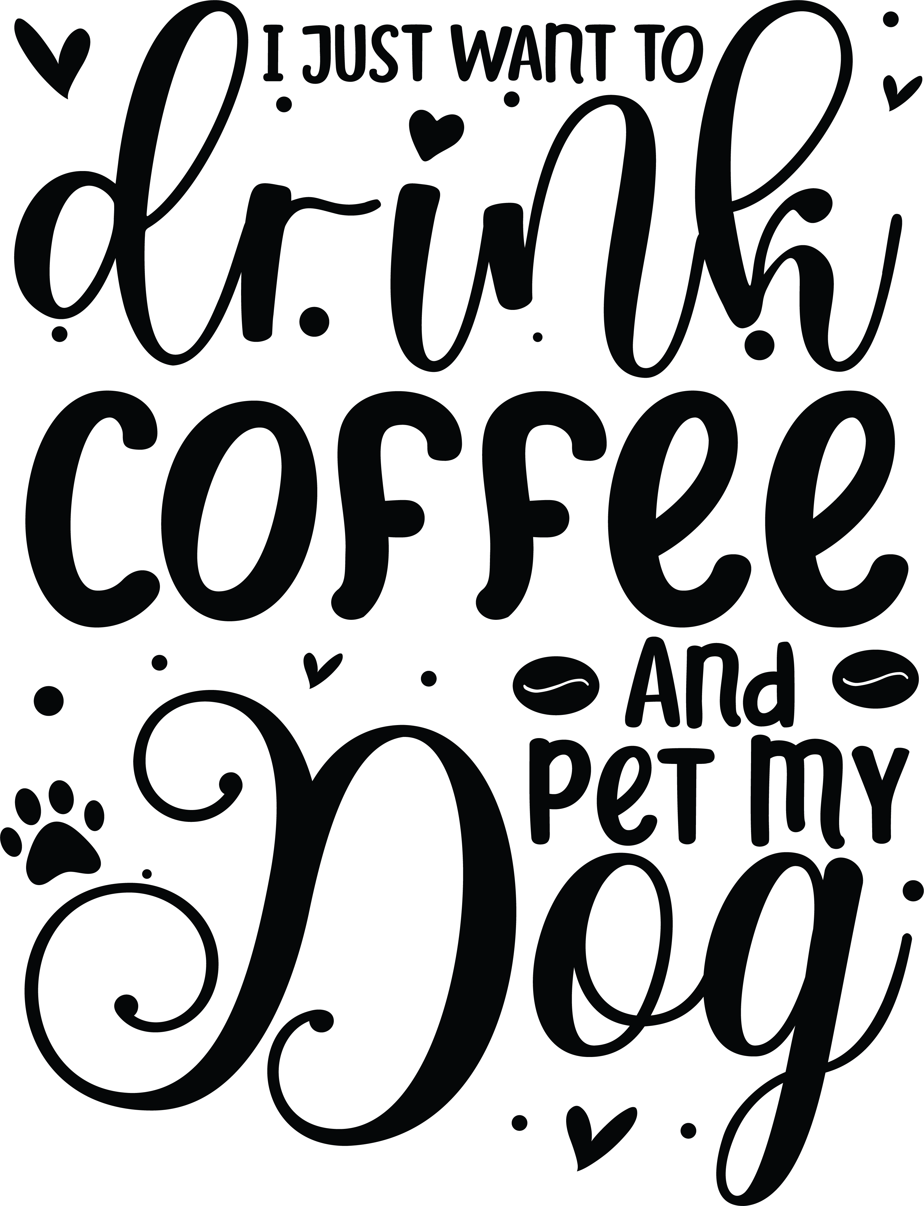 Drink SVG cut file preview