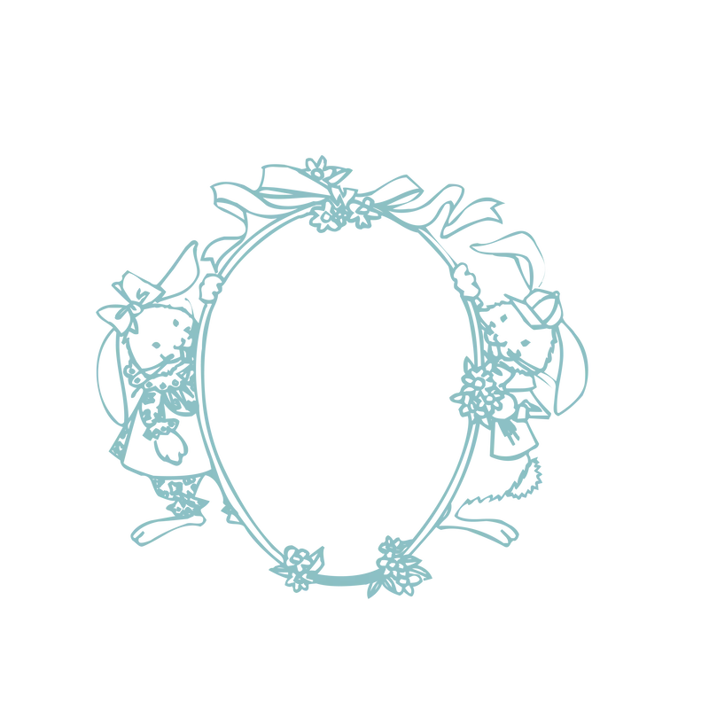 Easter Egg Frame SVG cut file preview