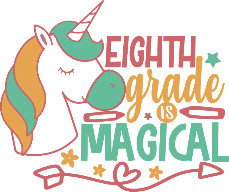 Eighth Grade Is Magical SVG cut file preview