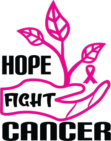 Hope Fight Cancer SVG cut file preview