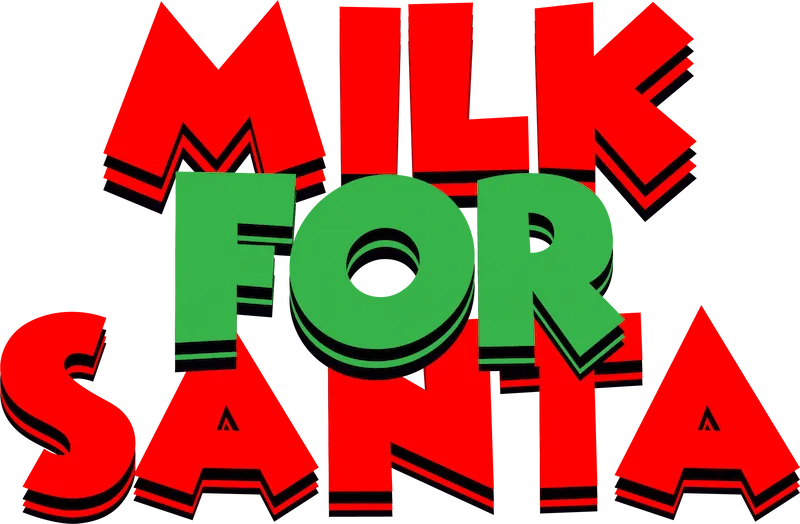 Milk for Santa SVG cut file preview