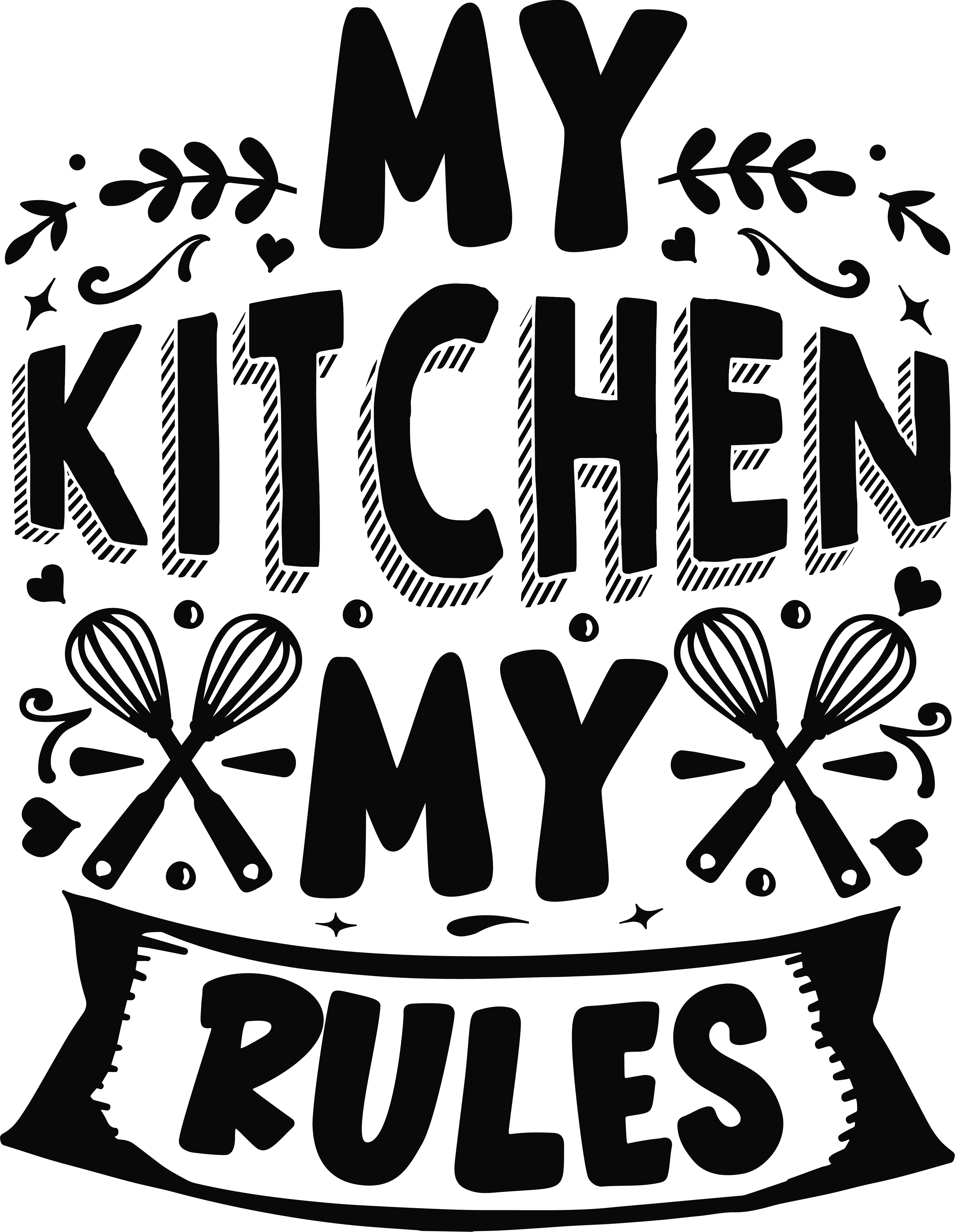 My Kitchen SVG cut file preview