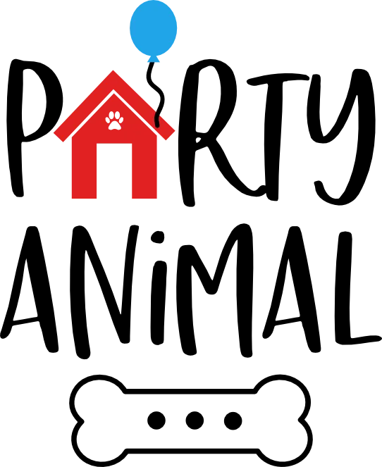 Party Animal SVG cut file preview