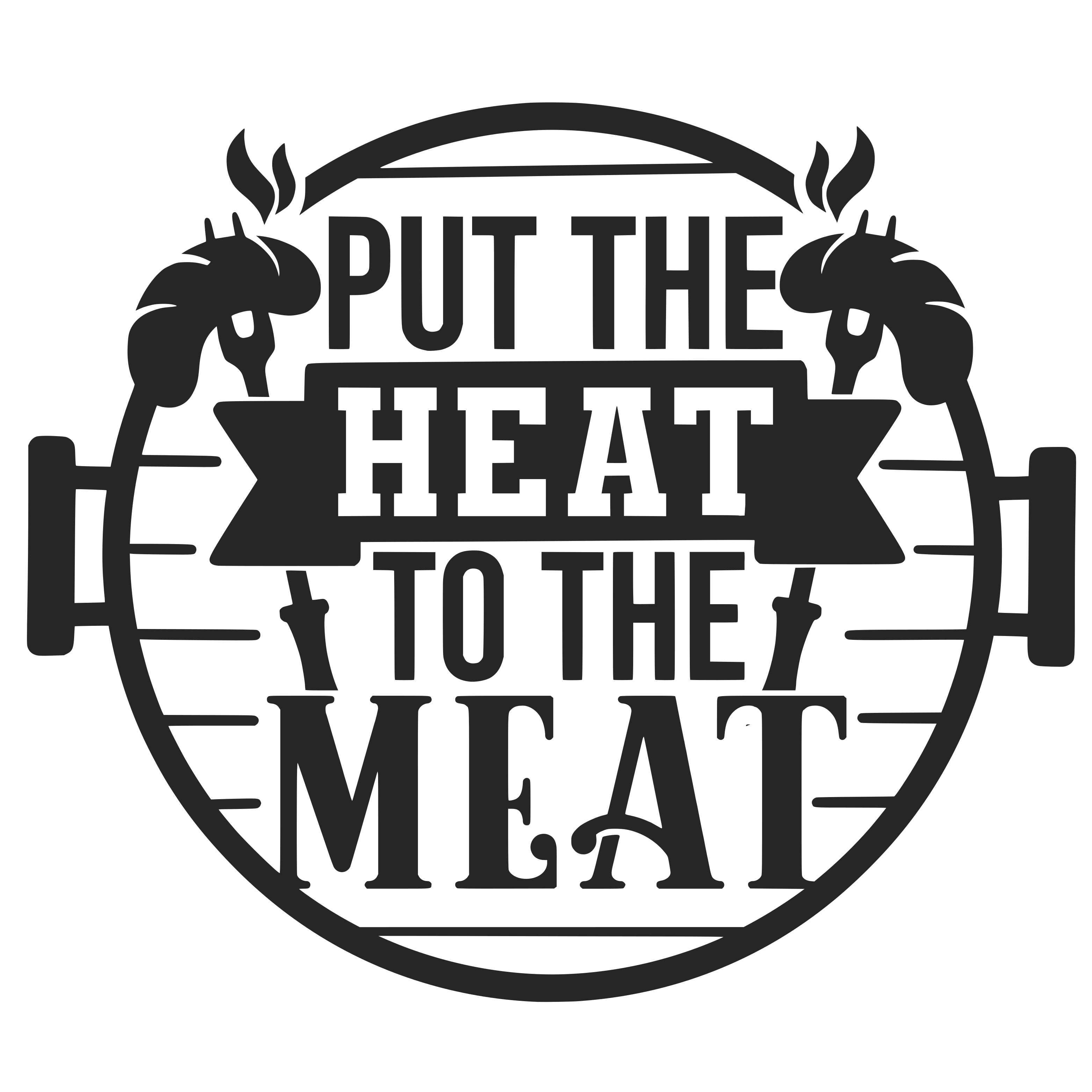 Put the Heat to the Meat SVG cut file preview