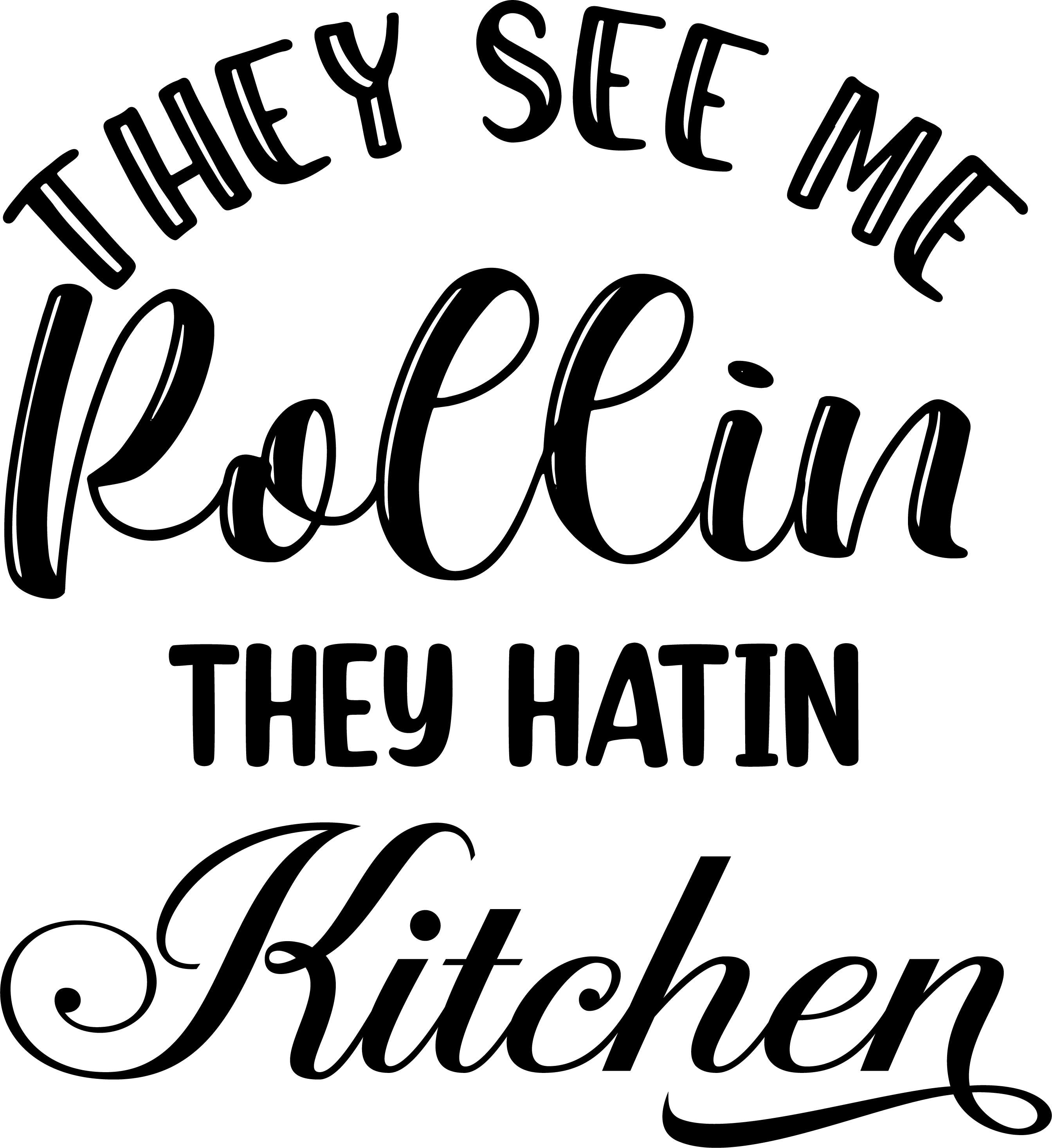 Rollin SVG cut file preview