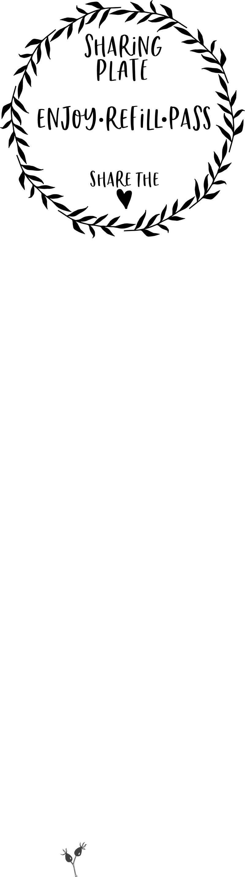 Simple Giving Plate SVG cut file preview