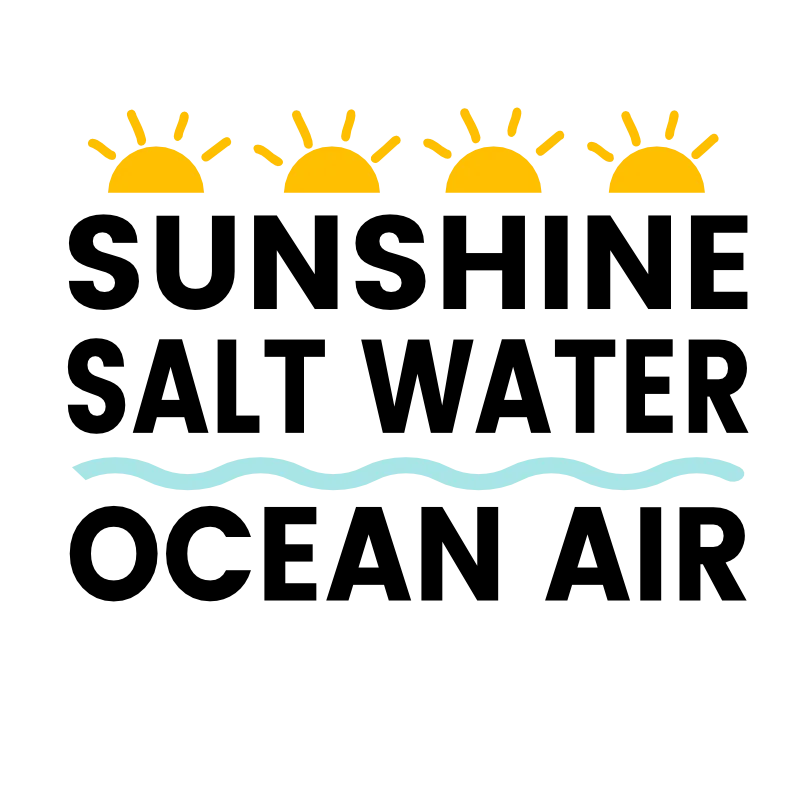 Sunshine Salt Water SVG cut file preview