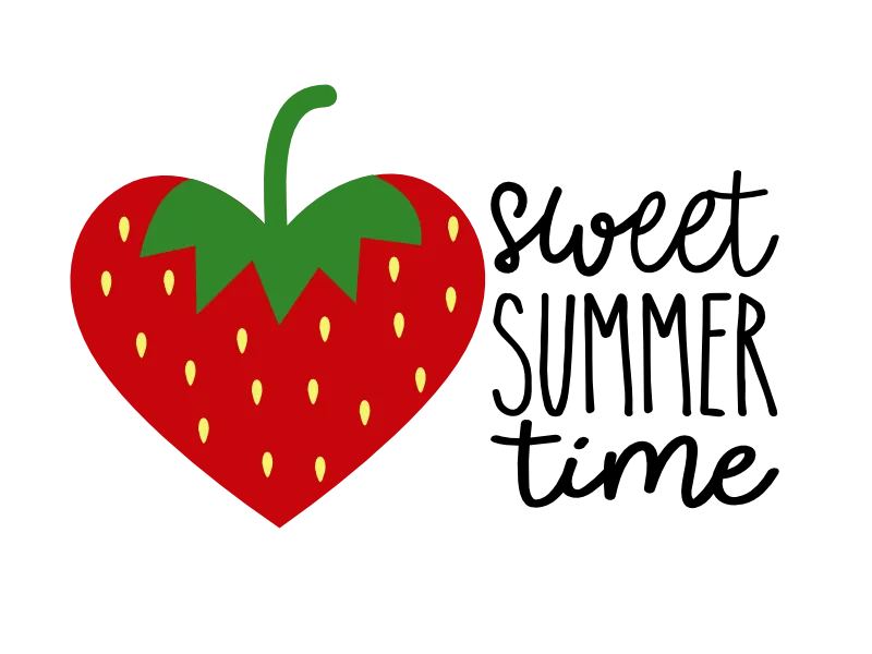 Sweet Summertime SVG cut file preview