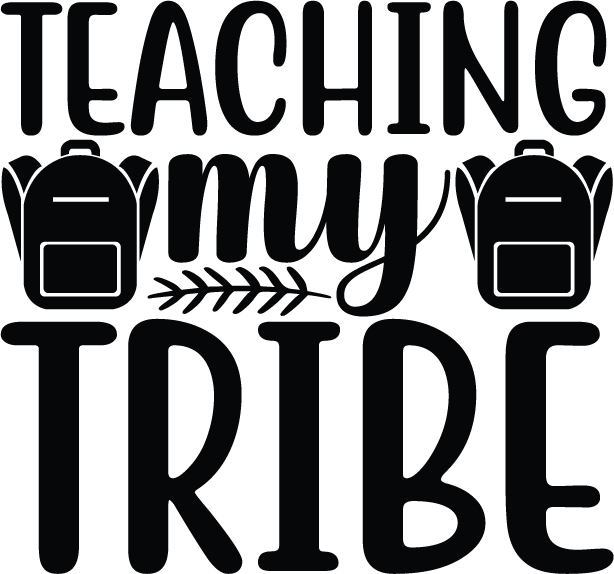 Teaching My Tribe SVG cut file preview