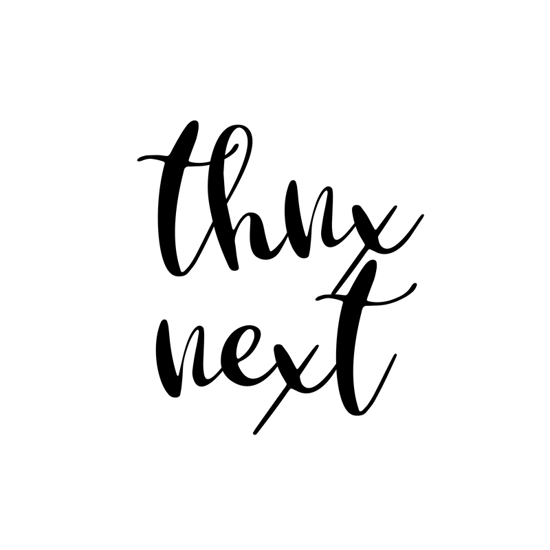 Thanks Next SVG cut file preview