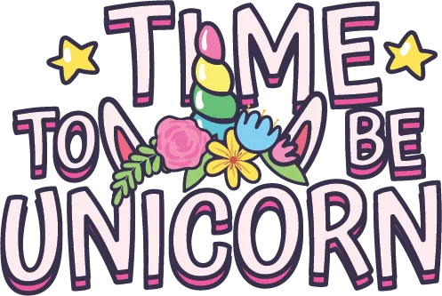 Time to Be a Unicorn SVG cut file preview