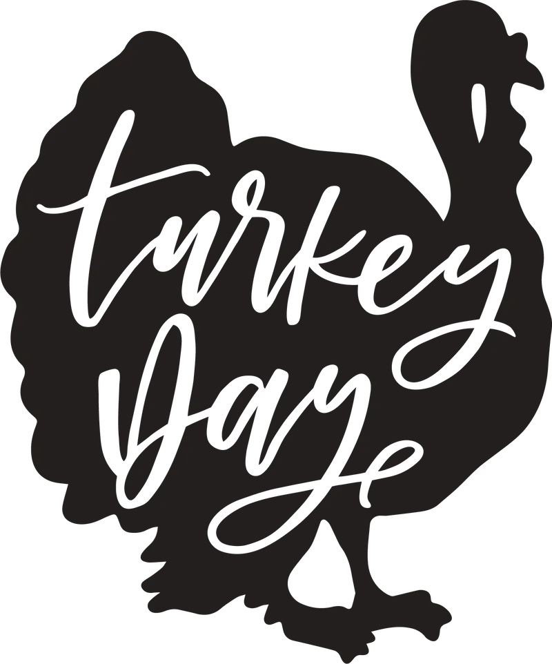 Turkey SVG cut file preview