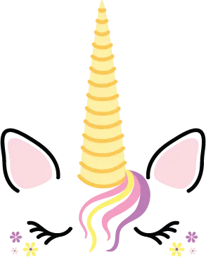 Unicorn SVG cut file preview