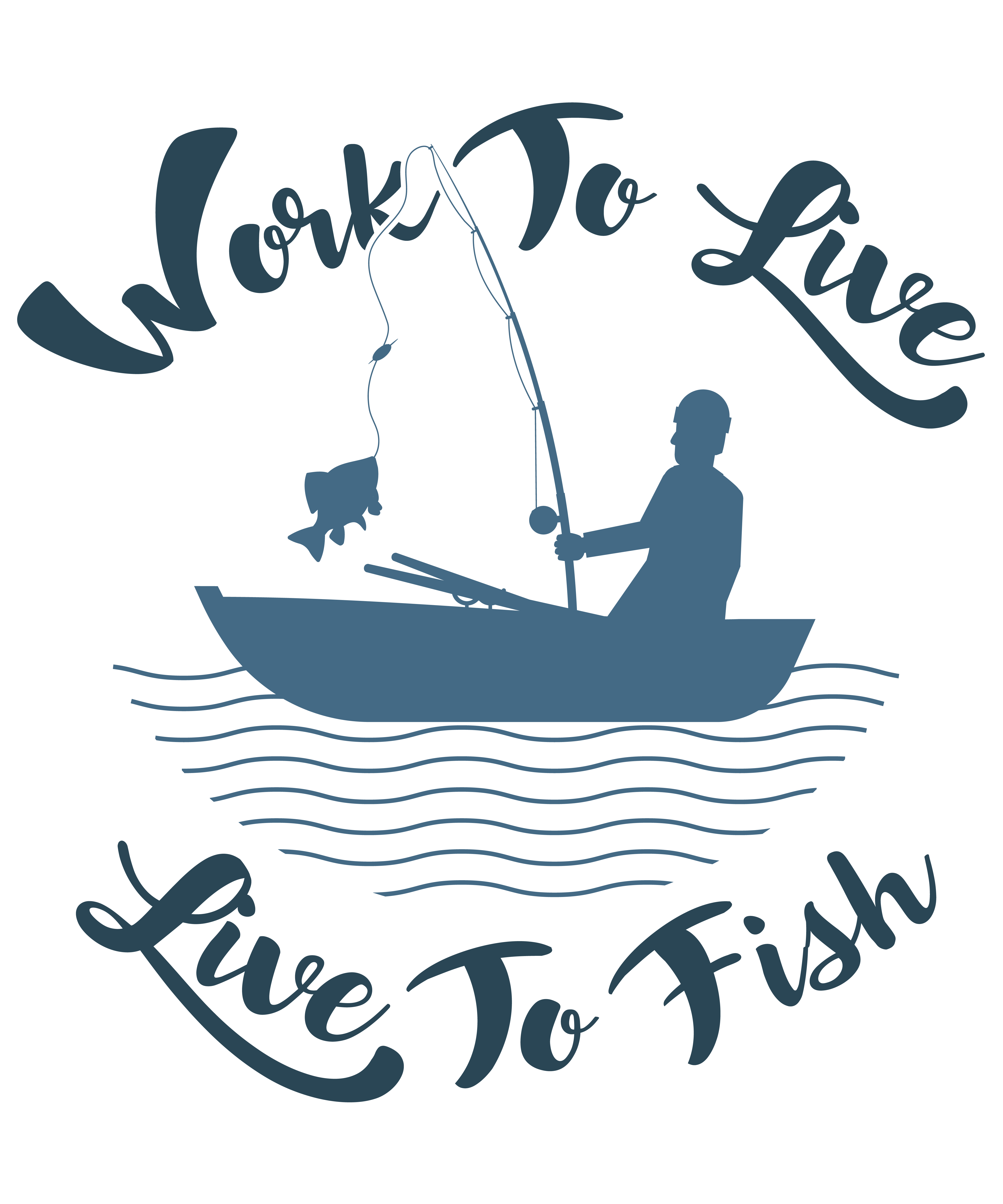 Work to Live SVG cut file preview