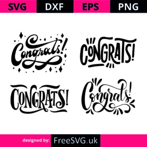 Congrats SVG Bundle