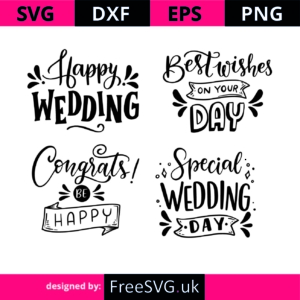 Wedding SVG Bundle SVG