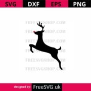 00475-Rudolph-Red-Nose-Reindeer-Silhouette-SVG