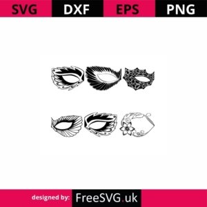 Masquerade-Set-SVG-Cut-File