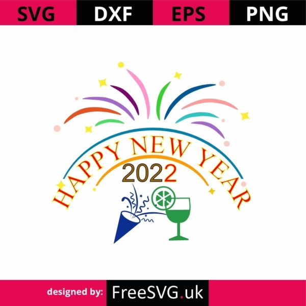 Free SVG happy new year