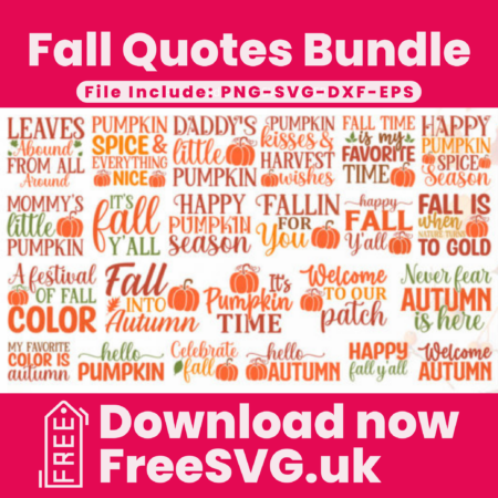Fall quotes svg