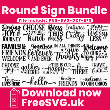 Round Sign free SVG